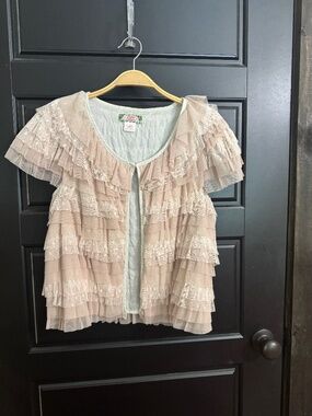 Tulled Jacket/Blouse